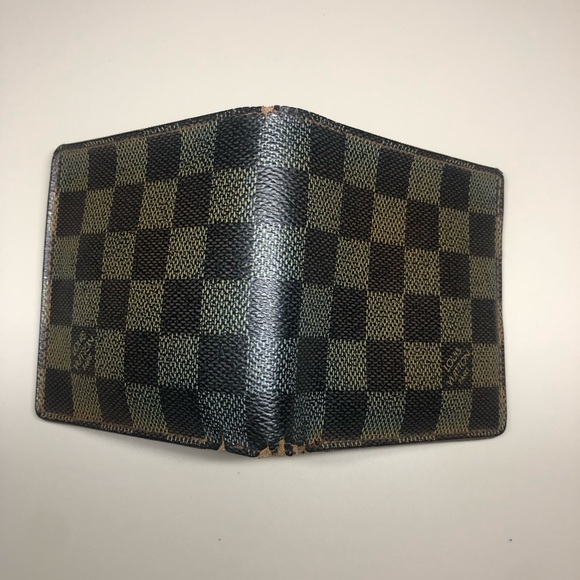 Louis Vuitton Damier Ebene Canvas Leather Marco Bifold Wallet - Picture 3 of 9